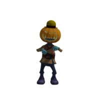 Pumpkin monsters dancing png