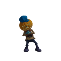 Pumpkin monsters dancing png