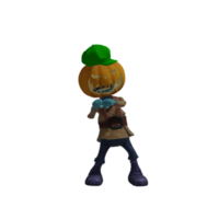 zucca mostro posa Halloween png