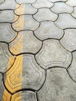 bloque de pavimentación con líneas geométricas para fondo, portada, pancarta, papel tapiz foto