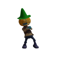 Pumpkin monster superstar Halloween png