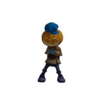 pose de monstruo de calabaza halloween png