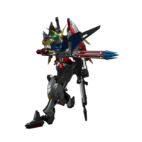 Robot attack pose png