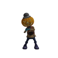 Pumpkin monsters dancing png