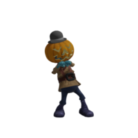 Pumpkin monsters dancing png