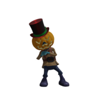 Pumpkin monsters dancing png