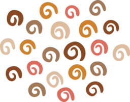 illustration d'éléments de conception de modèle de texture dessinés à la main png