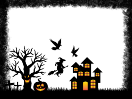 background Silhouette Halloween png