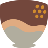 tigelas ou vasos ilustração de barro antigo png