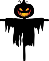 Halloween Scarecrow Silhouette png