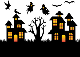 Halloween Silhouette Background png