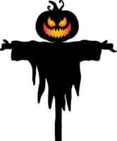 Scarecrow Halloween Silhouette png