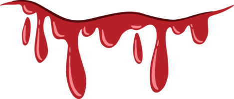 ilustração de respingos de ferida de sangue png