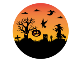 fondo espeluznante de halloween png