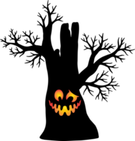 boom halloween verschrikking achtergrond png