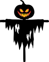 vogelverschrikker silhouet halloween png