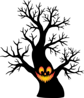 Halloween-Baum-Horror-Hintergrund png