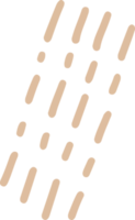 hand- getrokken structuur patroon elementen png