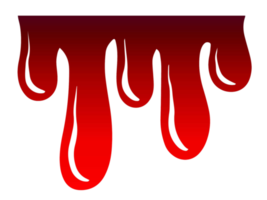 ilustración de salpicadura de herida de sangre png