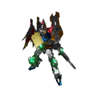 Mecha prêt à attaquer png