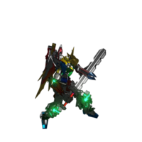 pose de ataque mecha png