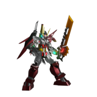 pose de ataque mecha png