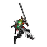 mecha redo till ge sig på png