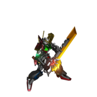 Mecha attack pose png