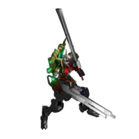 Mecha zum Angriff bereit png