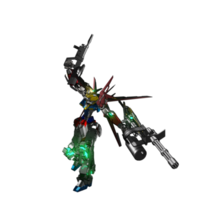 pose de ataque mecha png