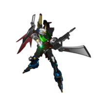 pose de ataque mecha png