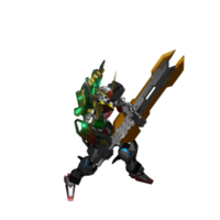 Mecha zum Angriff bereit png