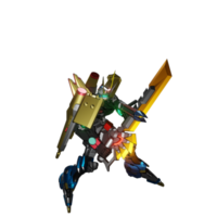 pose d'attaque mecha png