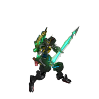 Mecha zum Angriff bereit png