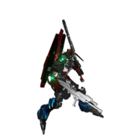 mecha redo till ge sig på png