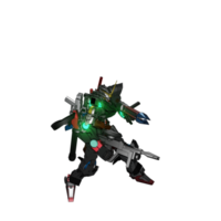 mecha redo till ge sig på png