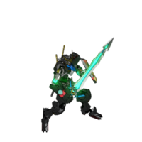 Mecha zum Angriff bereit png