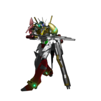 Roboterangriffspose png