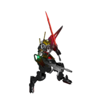 Mecha prêt à attaquer png