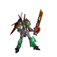 Roboterangriffspose png