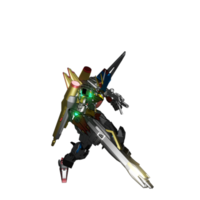 Mecha prêt à attaquer png