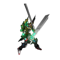 pose de ataque mecha png