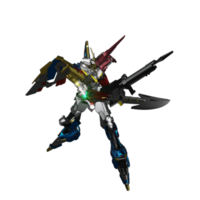 Mecha attack pose png