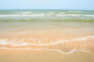 Sea summer background. landscape with clouds, ocean nature's tranquility photo