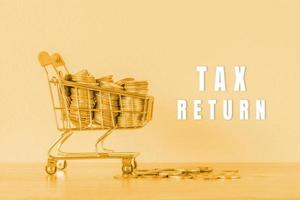 Tax Return, business concept background photo