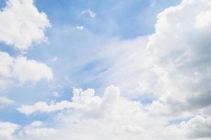 sky summer, cloudy background sunny air atmosphere photo