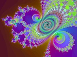 Beautiful fractal zoom into the infinite mathemacial mandelbrot set photo