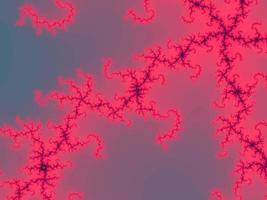 Ilustración 3d de un hermoso zoom en el infinito conjunto matemático mandelbrot fractal. foto