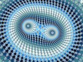 Colorful zoom into an infinite mathematical fractal set photo