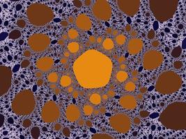 Beautiful zoom into the infinite mathematical mandelbrot set fractal. photo
